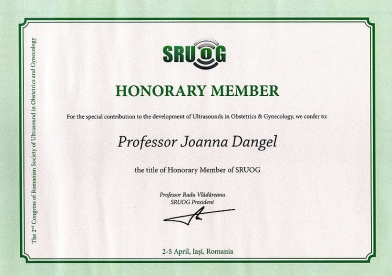 Wyróżnienie dla prof. dr. hab. n. med. Joanny Szymkiewicz-Dangel - zdjęcie nr 2